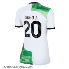 Liverpool Diogo Jota #20 Replika Bortatröja Damer 2023-24 Kortärmad